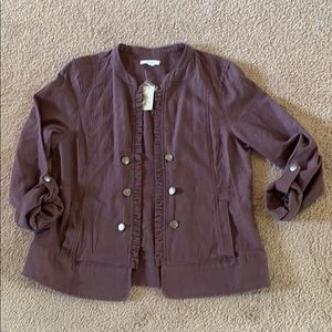 Maurices ruffle jacket